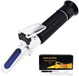 0-10% Brix Refractometer with ATC Low-Concentrated Sugar Content Solutions Accuracy 0.1% Maple Sap Cutting Liquid CNC Maple Syrup Makers Tea