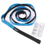 Bosaen [New 2024] Stretching Strap, 10 Loops Non-Elastic Yoga Strap for Flexibility Stretching Out, Stretching Bands for Women & Men Physical Therapy/Home Workout, with Exercise Book