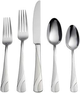 Oneida River 20 Piece Everyday Flatware, Service for 4 18/0 Stainless Steel, Silverware Set