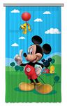 Disney AG Design Mickey Mouse Kids Curtains/3D Photo Print, Fabric, Multi-Colour, 140 x 245 cm