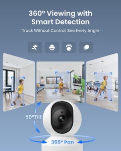 Reolink E1 Pro 5MP Indoor Security Camera – WiFi, Night Vision