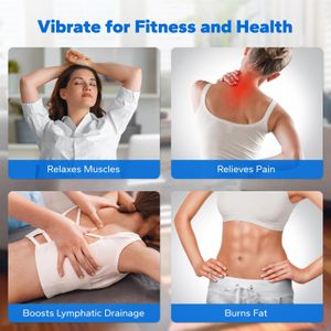 MERACH Vibration Plate – Black Whole Body Fitness Platform
