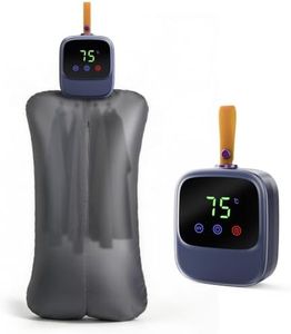 TrailTact Portable Clothes Dryer, Dry 5 Items Overnight — Dual Voltage 110V-220V Mini Travel Dryer with 3 Heat Levels, 8-Hour Timer, 1.4 lbs Ultra-Light for Apartment RV