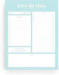 Bliss Collections Daily to Do List - Let’s Do This Daily Planner Notepad with 50 Undated Tear-Off Sheets Helps Organize and Track Health, Fitness, Productivity, Appointments, Tasks and Goals, 8.5x11