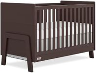 Dream On Me Fisher Price Iris 5-in-1 Convertible Crib in Chocolate Chip, Greenguard Gold & JPMA Certified, Converts from Baby Crib to Day Bed, Full-Size Bed and Toddler Bed