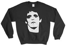 Lou Reed - Punk Rock Velvet Underground Punk Music Sweatshirt [Size - L] Black