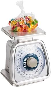 Taylor TS50 Heavy-Duty Mechanical SS Food Scale, 50 lb x 4 oz. Rotating Dial