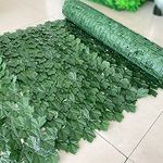 Sofix Artificial Grass Fence Trellis with Leaves for Garden, Balcony (1 Piece) I Expandable Plant Fence Indoor Outdoor I Garden Decoration Item (3 Meter x 1 Meter)- 100 x 300 cm