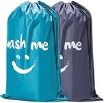 HOMEST 2 Pack XL Wash Me Travel Lau