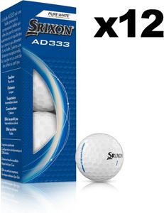 Srixon AD333 Golf Balls, White – 11-Pack