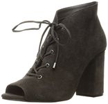 Very Volatile Women's Wishful Ankle Bootie, Charcoal, 4 UK