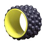 Evrum Ultimate Back Roller, myofascial Release, Trigger Point, Yoga Wheel, Foam Roller, Back Pain, Yoga Wheel for Back Pain, Back Massager, deep Tissue, Massage, Exercise, Mobility