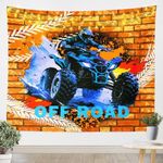 Off-road Vehicle Kids Tapestry,Tie-