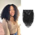 Kinky Curly Clip in Hair Extensions