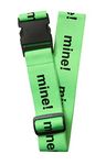 Orb Travel Premium Designer Luggage Strap Suitcase Strap Luggage Strap/Packing Tape 2 m x 5 cm LS215-LB-Lime/Black