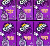 Grape Crush Sugar Free Singles to Go ! Box of 6 Packets (6-Pack)