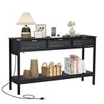 Entryway Table with Storage, Narrow