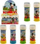 Henbrandt 6 x MICKEY MOUSE DISNEY BUBBLES summer Party Bag Fillers Childrens outdoor toy