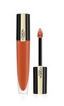 L'Oréal Paris Rouge Signature Matte Liquid Lipstick, Ultra-Matte Lip Stain, Up To 24 Hours of Colour, 7 ml, Shade: 112, I Achieve