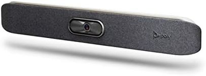Plantronics Poly Studio R30-4K Video Conference System Camera, Mic, and Speaker Bar for Small Rooms - Presenter Tracking, NoiseBlockAI, Speaker Framing - Plug & Play - Works w/Teams, Zoom & more