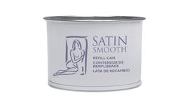 SATIN SMOOTH Empty Metal Wax Can, Silver