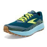 Brooks Men's Catamount Trail Running Shoe (BRK-110352 1D 4853070 9 (436) BLU/Lime)