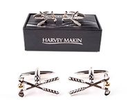 Harvey Makin Pair of Cufflinks - Golf Clubs CL246