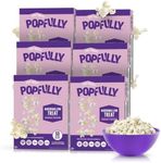 POPFULLY Fully Pops Marshmallow Treat Popcorn, 2.75oz Sharing Bags, 3-Pack, Sweet Flavor, Big Pop, Micro Popcorn Bags