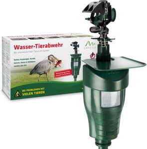 GARDIGO Motion Activated Water Jet Animal Repellent – 10m Range, Batteries Included