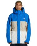 DC Shoes Men's Insulated Snowboard Jackets, Defy Jacket | Nautical Blue, Large