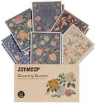 JOYMOOP Decorate Cleaning Cloth (Simple Floral of Decorative Series), Reusable Absorbent Dish Towels, Non-Scratch Washable Rags for Cookware, Kitchen and Household Cleaning - 12pcs, 6.7×7.9inch