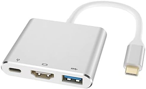 Newmight Adaptateur USB C avec Sortie HDMI 4K Port USB 3.0 et Port de Charge de Type C 100 W, Adaptateur multiport AV numérique pour MacBook Pro/Air, iPad Pro