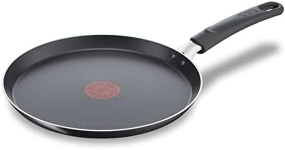 Tefal Day By Day On Poêle à crêpe 25 cm, Non induction, Revêtement antiadhésif, Fonction Thermo-Signal, Fabriqué en France B56410AZ