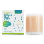 Silicone Scar Sheets, Soft Silicone Scar Tape Gel Reusable Silicone Tape Roll, Effective Medical Silicone Scar Removal Strips Sheets Painless for C-Section, Surgery, Burn, Acne