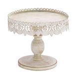 Deco 79 68766 Traditional Style Decorative Cake Stand, 10" x 9"