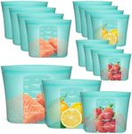 Annaklin Reusable Food Bags, 12 Pac