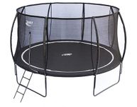 Trampoline And Enclosure 14ft Telstar Vortex Black Edition Trampoline & Safety Enclosure