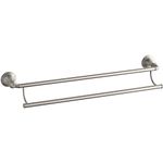 Kohler K-10553-BN Devonshire 24-Inch Double Towel Bar, Vibrant Brushed Nickel