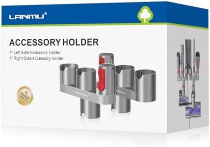 LANMU Accessory Holder Compatible with Dyson V15 V11 V10 V8 V7 Absolute Animal Trigger Motorhead Detect Outsize Cordless Stick Vacuum Cleaner, Docking Station Attachments Organizer, No More Messy Tools