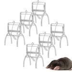 REPELEM Claw Mole Trap Reusable Mole Traps, Rust-Free Garden Protection Humane Vole & Mole Killer, Powerful Mole Deterrent | Large, Pack of 6