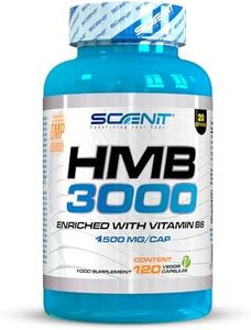 HMB 3000-3000 mg de HMB suplemento capsulas con Vitamina B6 - HMB capsulas - HMB Puro - Suplemento HMB - 120 cápsulas veganas