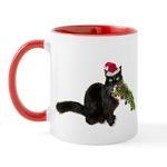 CafePress Cat Christmas Tree Mug 11 oz (325 ml) Ceramic Coffee Mug