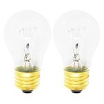 2-Pack Replacement Light Bulb for Frigidaire AP4339192 Range/Oven - Compatible Frigidaire 316538901 Light Bulb