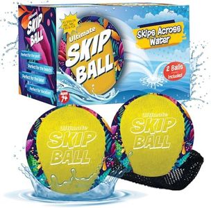 Activ Life The Ultimate Skip Ball: Divertimento estivo garantito Palla rimbalzante sull'acqua, Un compagno indispensabile per tutte le età, Confezione da 2, Giungla