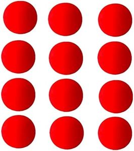 1.75 inch Red Sponge Soft Ball Close-Up Magic Street Classical Comedy Trick Props (12PC)