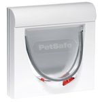 PetSafe Magnetic 4 Way Locking Classic Cat Flap - Secure Access, Flexible Locking, Durable Design