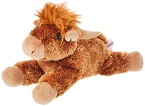 Aurora, 60932, Flopsie Highland Cow, 12In, Soft Toy, Red