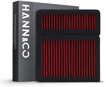 HANN&CO Washable And Reusable High Flow Cabin Air Filter，Greater Than 15 Years of Service Life，Suitable For Toyota；Lexus；Subaru；Mazda Replacement CF12157，CP157，VF2054（HCC1012-X）