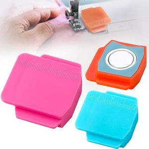 3Pcs Lwuzkdo Magnetic Seam Guide for Sewing Machine, 2025 New Upgraded Multi-Purpose Hem Guide for Sewing Machine, Polygonal Seam Guide Hemmer Guide with Scale