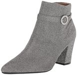 LifeStride Women's Sparkle Ankle Boot, Pewter Shimmer, 6 UK